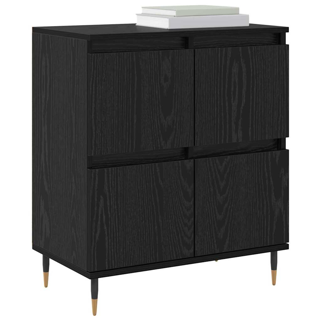 Dressoir Zwart Eiken 60 x 35 x 70 cm