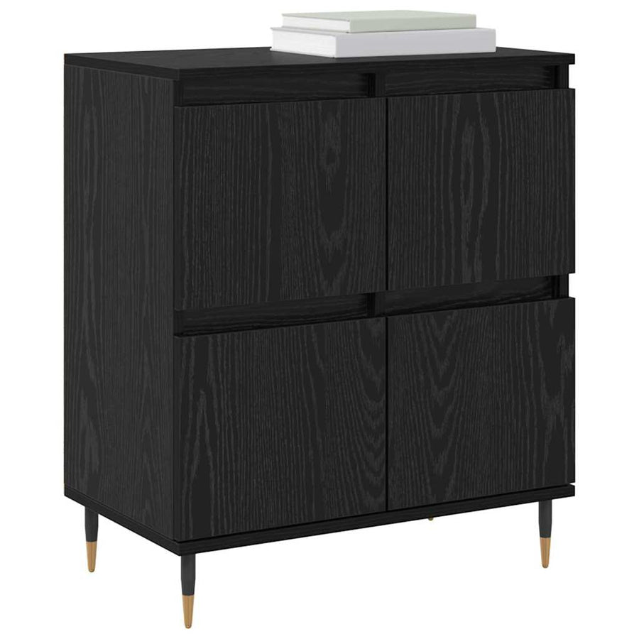Dressoir Zwart Eiken 60 x 35 x 70 cm
