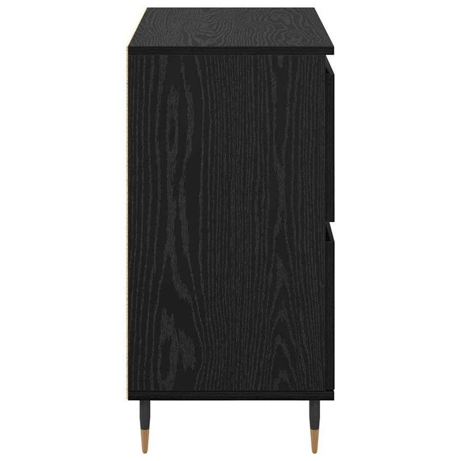 Dressoir Zwart Eiken 60 x 35 x 70 cm