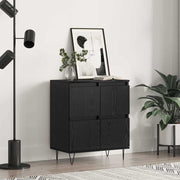 Dressoir zwart eiken 60x35x70 cm
