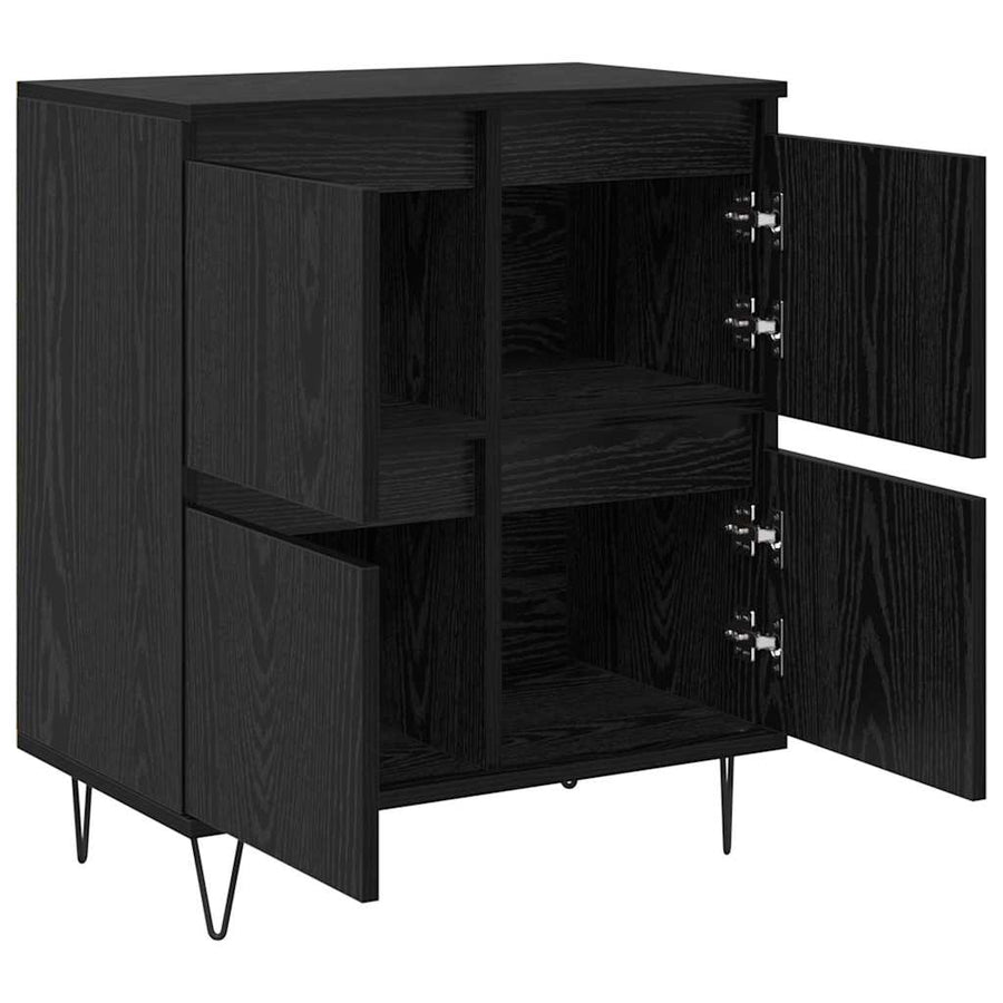 Dressoir Zwart Eiken 60 x 35 x 70 cm