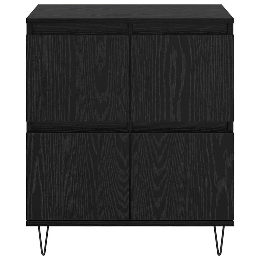 Dressoir Zwart Eiken 60 x 35 x 70 cm