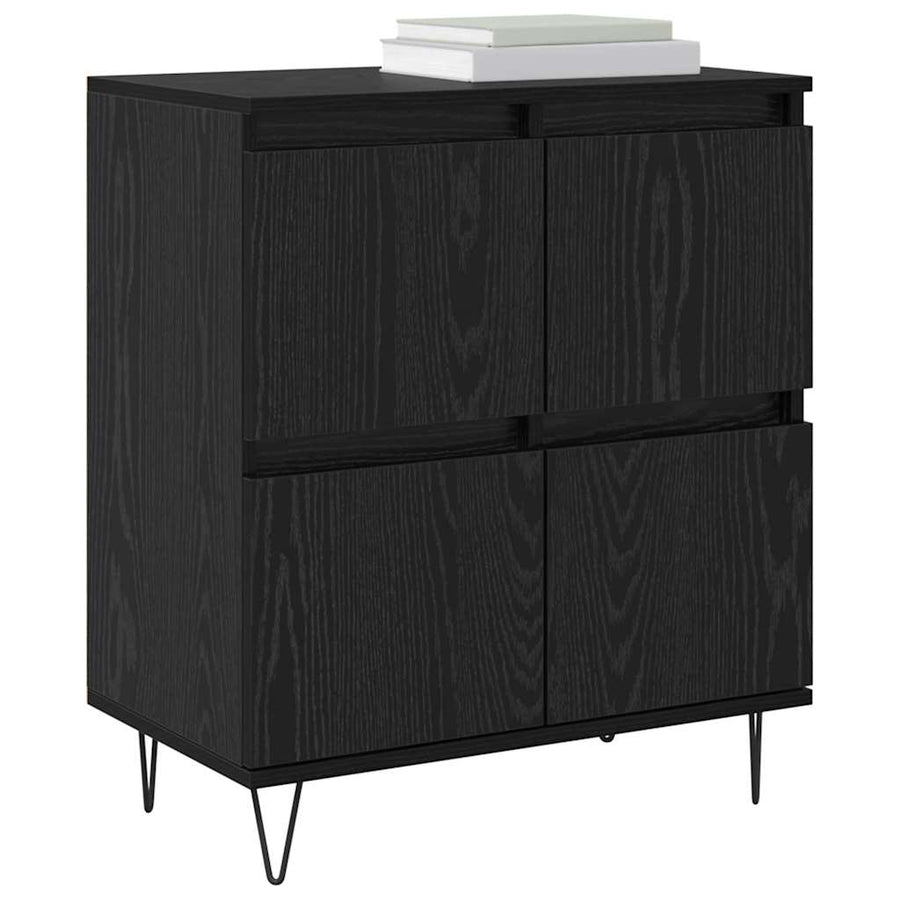 Dressoir Zwart Eiken 60 x 35 x 70 cm