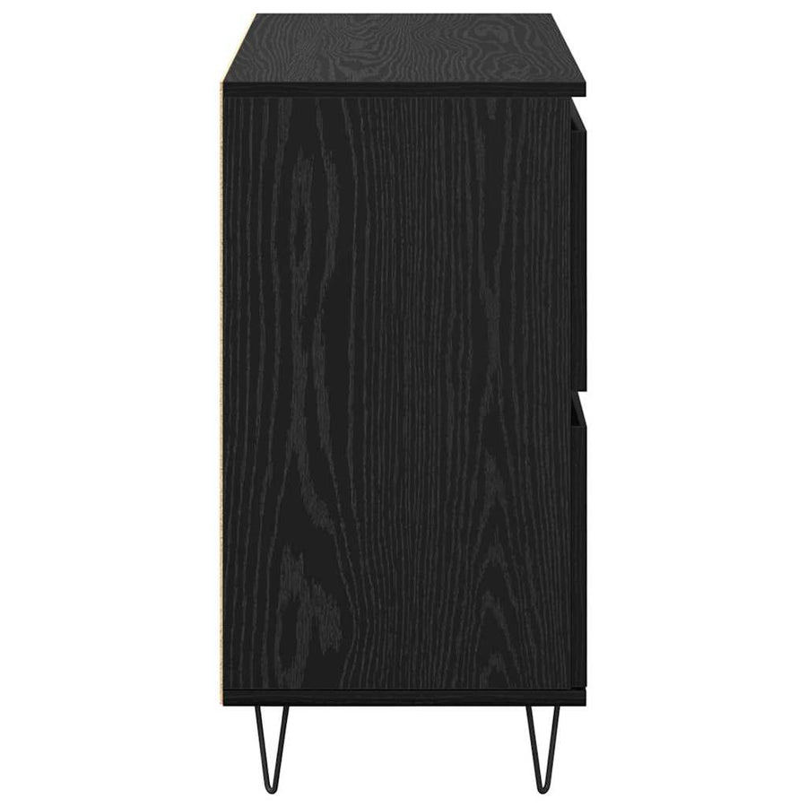 Dressoir Zwart Eiken 60 x 35 x 70 cm