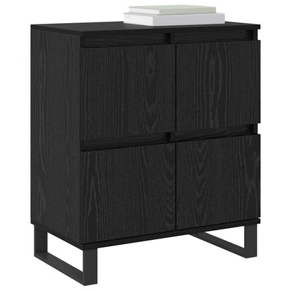 Dressoir Zwart Eiken 60 x 35 x 70 cm