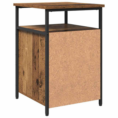Nachtkastje 2 pcs Oud hout Bewerkt hout