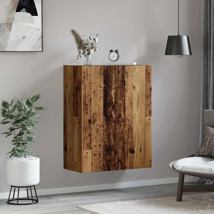 Wandkast Wandgemonteerd Bruin 69.5 x 34 x 90 cm Bewerkt hout