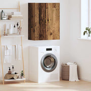 Wandkast 69,5x34x90 cm bewerkt hout oudhout