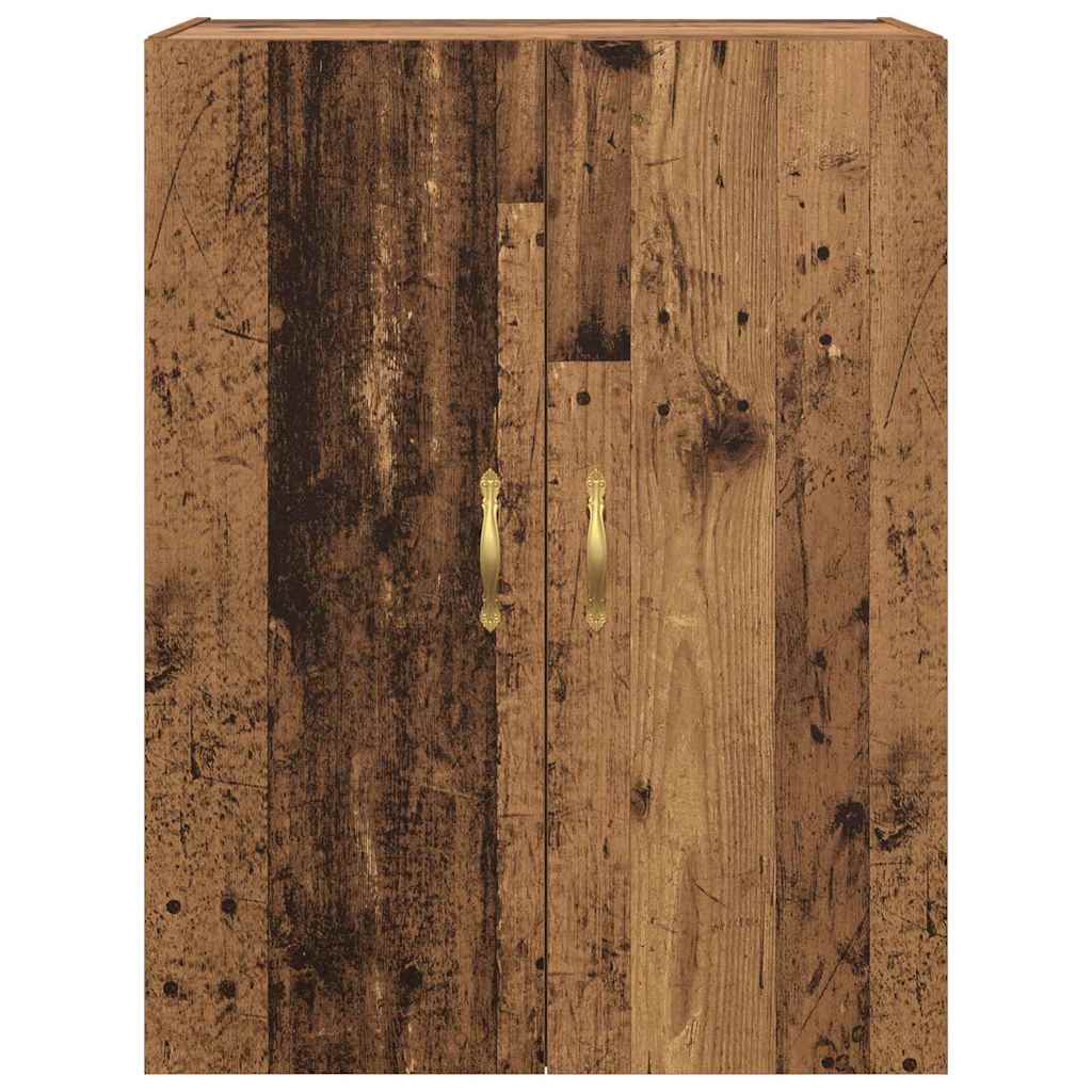 Wandkast Wandgemonteerd Oudhout 69,5 x 34 x 90 cm Bewerkt hout