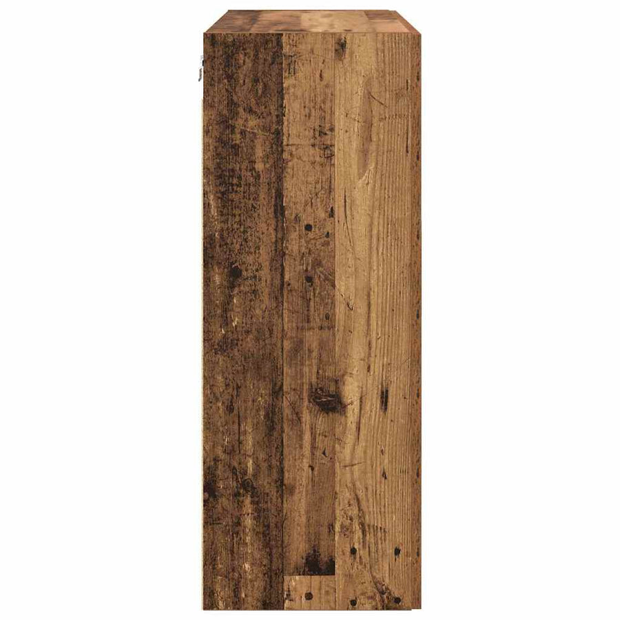 Wandkast Wandgemonteerd Oudhout 69,5 x 34 x 90 cm Bewerkt hout
