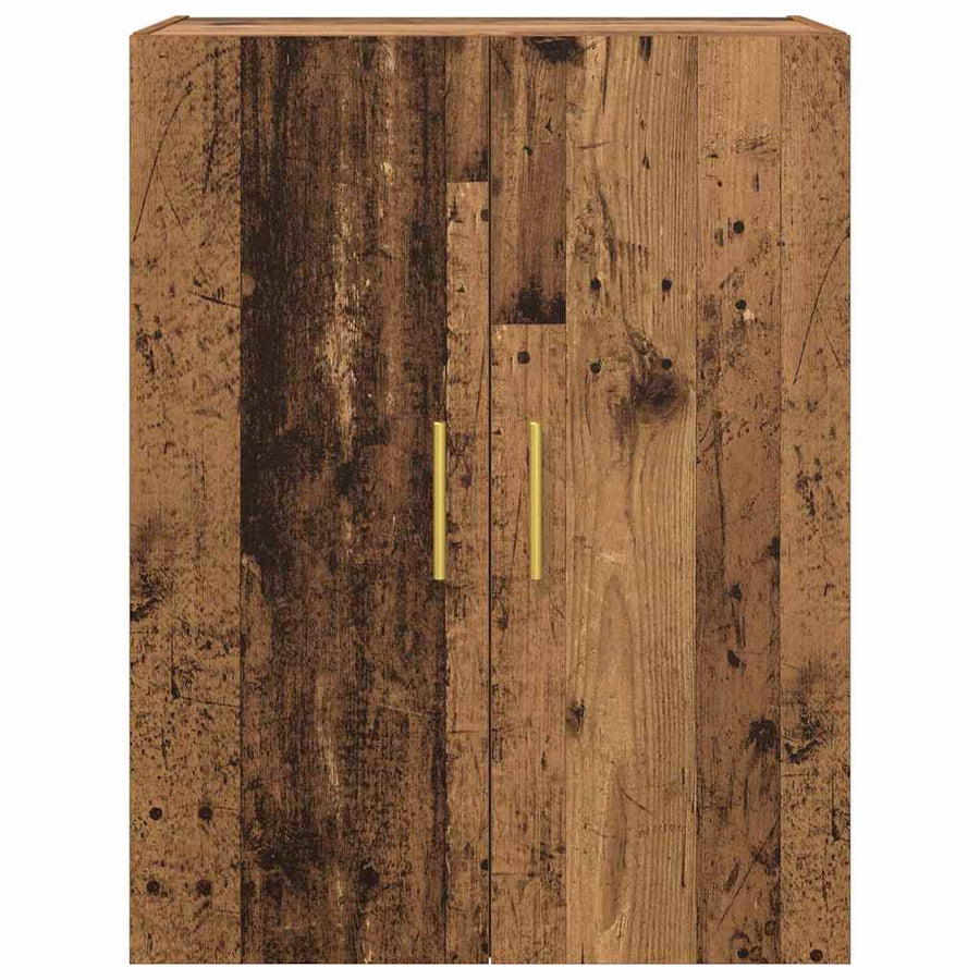 Wandkast Wandgemonteerd Oudhout 69,5 x 34 x 90 cm Bewerkt hout