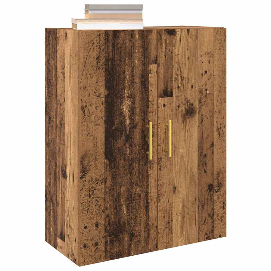 Wandkast Wandgemonteerd Oudhout 69,5 x 34 x 90 cm Bewerkt hout