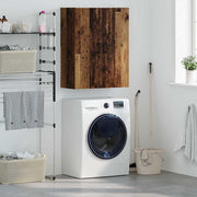 Wandkast 69,5x34x90 cm bewerkt hout bruin