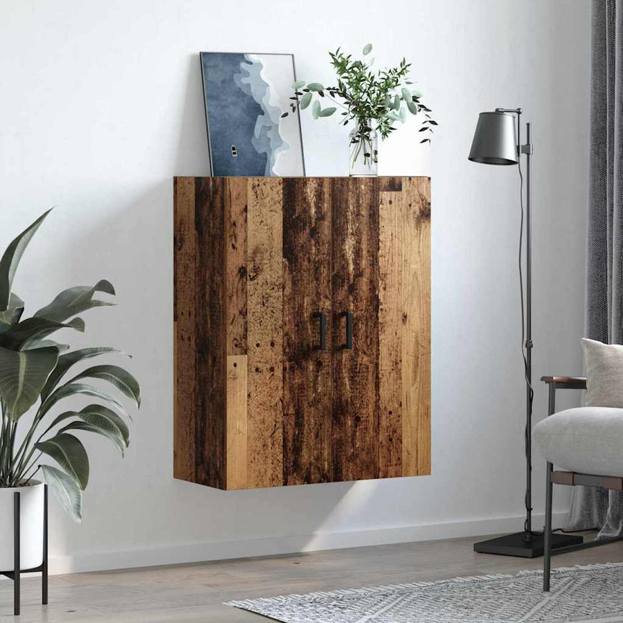Wandkast Wandgemonteerd Bruin 69.5 x 34 x 90 cm Bewerkt hout