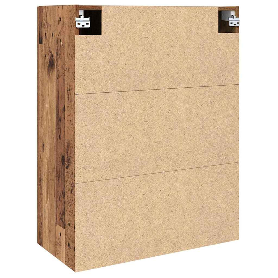 Wandkast Wandgemonteerd Bruin 69.5 x 34 x 90 cm Bewerkt hout