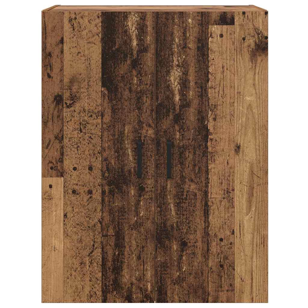 Wandkast Wandgemonteerd Bruin 69.5 x 34 x 90 cm Bewerkt hout