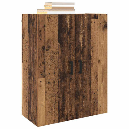 Wandkast Wandgemonteerd Bruin 69.5 x 34 x 90 cm Bewerkt hout