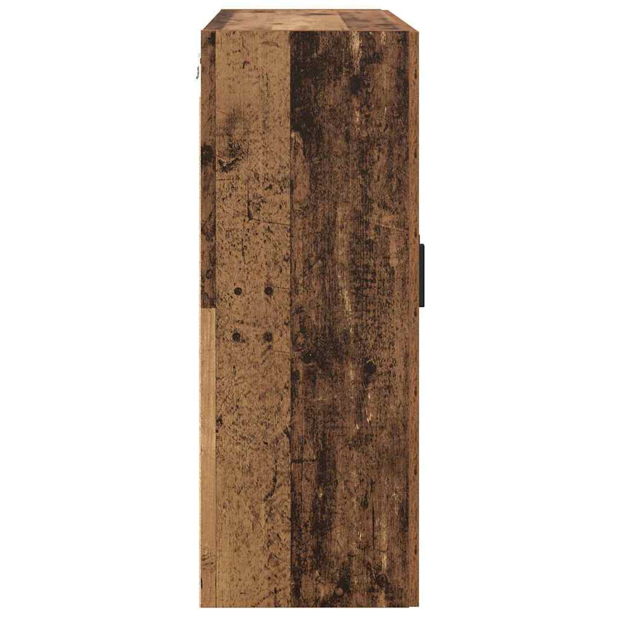 Wandkast Wandgemonteerd Bruin 69.5 x 34 x 90 cm Bewerkt hout