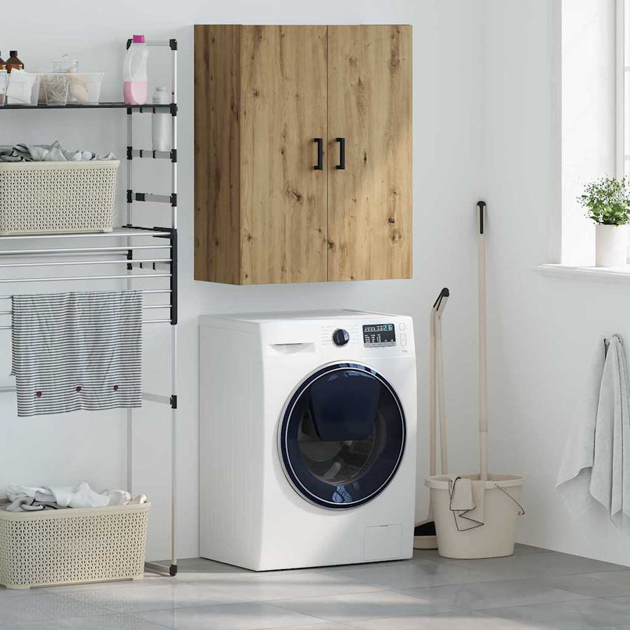 Wandkast Wandgemonteerd Bruin 69.5 x 34 x 90 cm Bewerkt hout