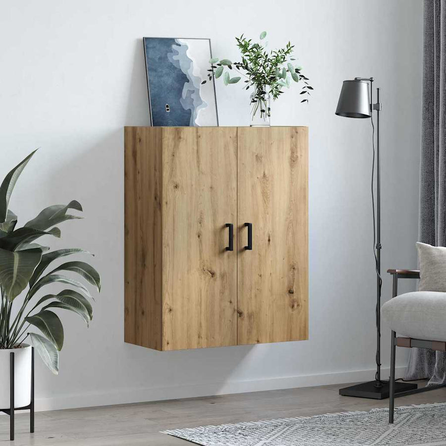 Wandkast Wandgemonteerd Bruin 69.5 x 34 x 90 cm Bewerkt hout