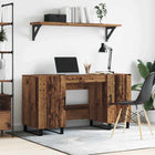 Desk with shelf Old wood 140 x 50 x 75 cm Processed wood