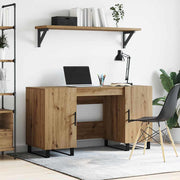 Bureau 140x50x75 cm bewerkt hout