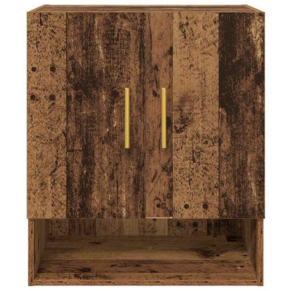 Wandkast Wandgemonteerd Oud hout 60 x 31 x 70 cm Bewerkt hout