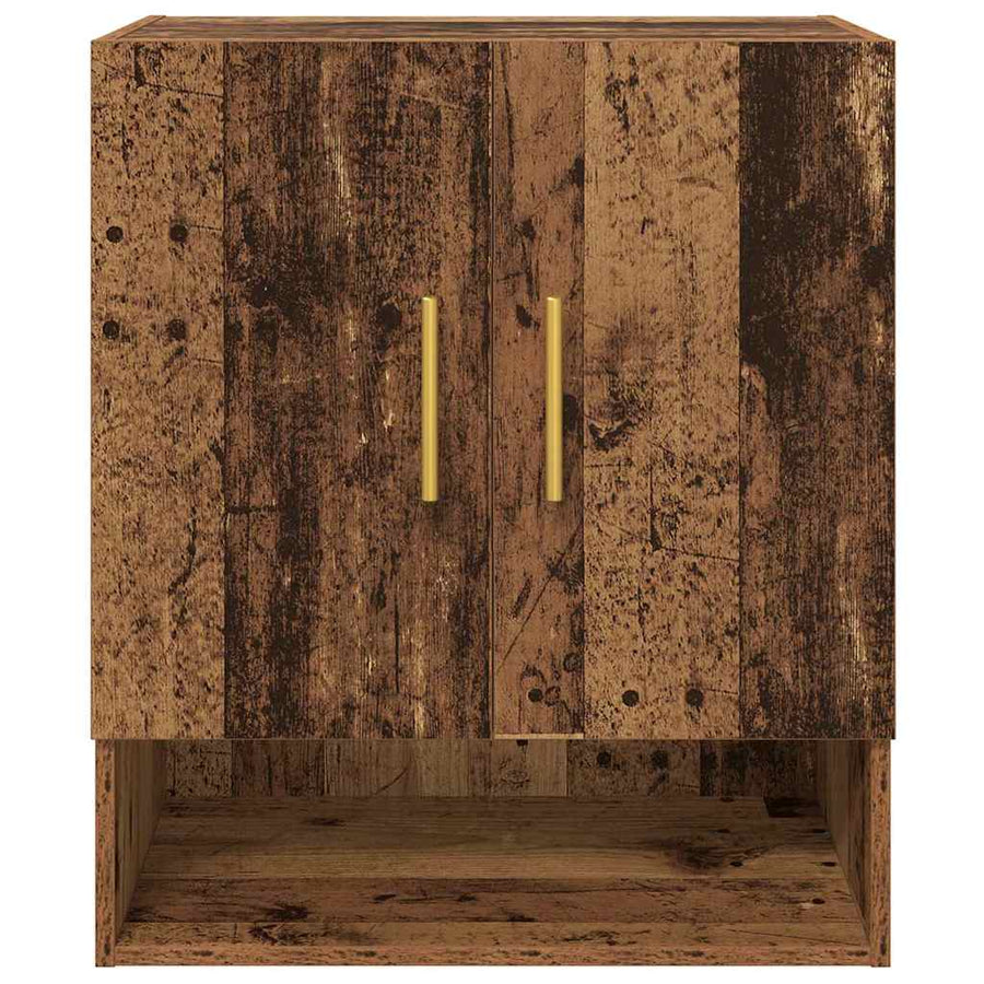 Wandkast Wandgemonteerd Oud hout 60 x 31 x 70 cm Bewerkt hout