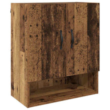 Wandkast Wandgemonteerd Oud hout 60 x 31 x 70 cm Bewerkt hout