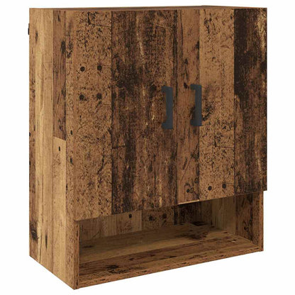 Wandkast Wandgemonteerd Oud hout 60 x 31 x 70 cm Bewerkt hout