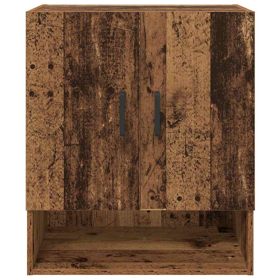 Wandkast Wandgemonteerd Oud hout 60 x 31 x 70 cm Bewerkt hout