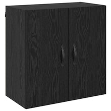 Wandkast Zwart eiken 60 x 31 x 60 cm Bewerkt hout