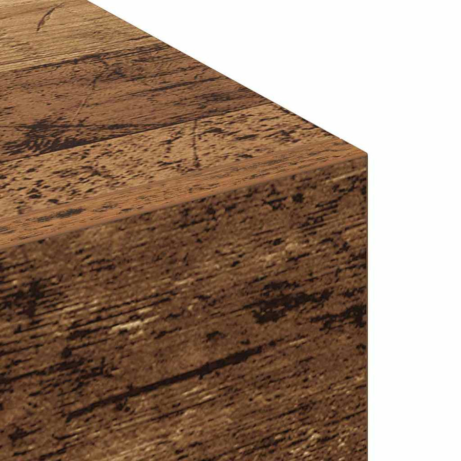 Wandkast Wandgemonteerd Oud hout 60 x 36.5 x 35 cm Bewerkt hout