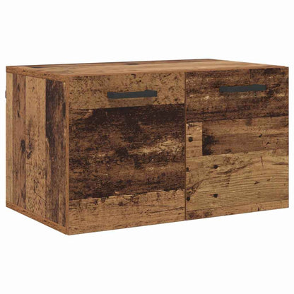 Wandkast Wandgemonteerd Oud hout 60 x 36.5 x 35 cm Bewerkt hout