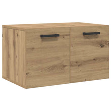 Wandkast artisanaal eikenkleurig 60 x 36.5 x 35 cm Bewerkt hout