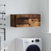 Wandkast 80x36.5x35 cm bewerkt hout bruin
