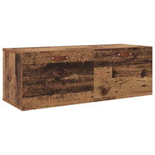 Wandkast Oud hout 100 x 36.5 x 35 cm Bewerkt hout