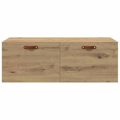 Wandkast artisanaal eikenkleurig 100 x 36.5 x 35 cm