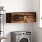Wall cabinet Wall-mounted Reclaimed wood 100 x 36.5 x 35 cm Engineered wood