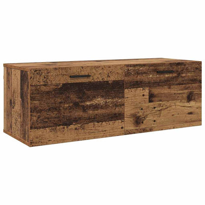 Wandkast Oud hout 100 x 36.5 x 35 cm Bewerkt hout