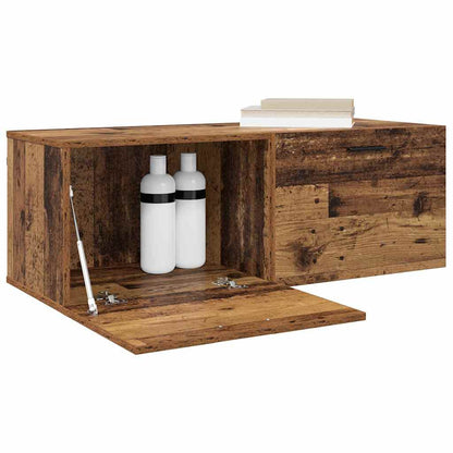 Wandkast Oud hout 100 x 36.5 x 35 cm Bewerkt hout