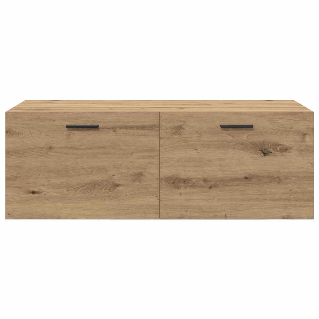 Wandkast artisanaal eikenkleurig 100 x 36.5 x 35 cm