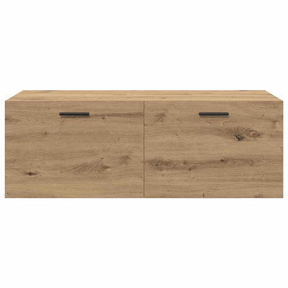 Wandkast artisanaal eikenkleurig 100 x 36.5 x 35 cm