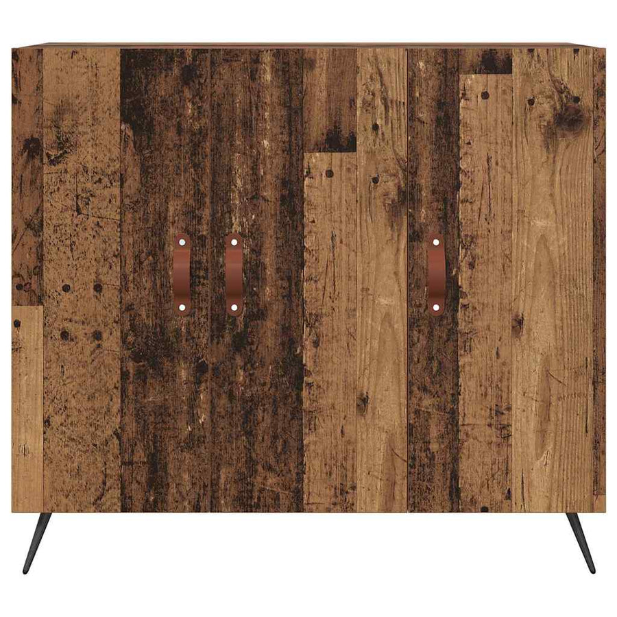 Dressoir Bruin 90 x 34 x 80 cm Bewerkt hout