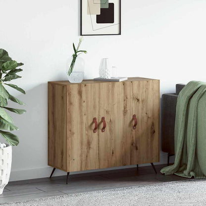 Dressoir Bruin 90 x 34 x 80 cm Bewerkt hout