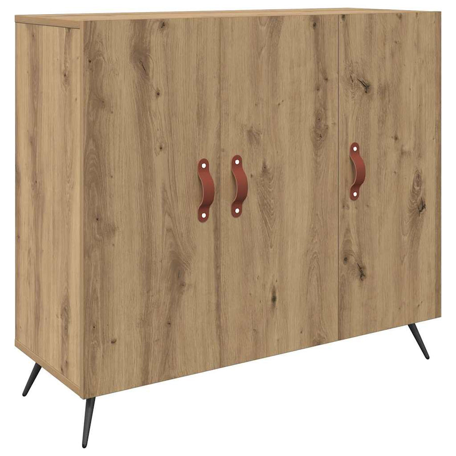 Dressoir Bruin 90 x 34 x 80 cm Bewerkt hout