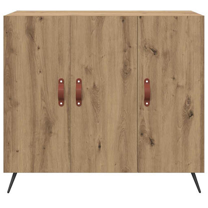 Dressoir Bruin 90 x 34 x 80 cm Bewerkt hout
