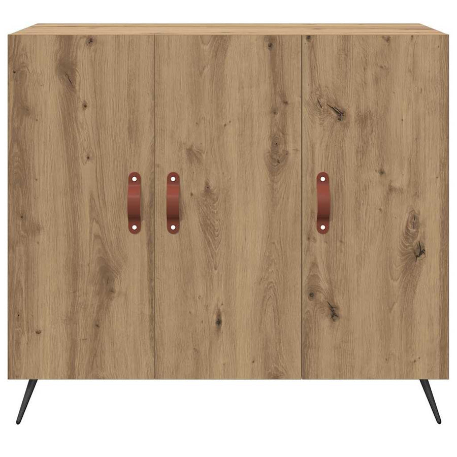 Dressoir Bruin 90 x 34 x 80 cm Bewerkt hout