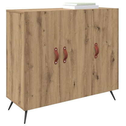 Dressoir Bruin 90 x 34 x 80 cm Bewerkt hout