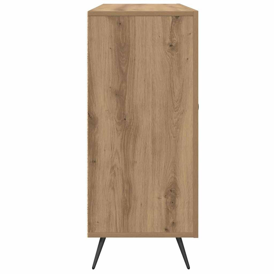 Dressoir Bruin 90 x 34 x 80 cm Bewerkt hout